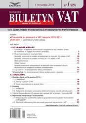 : Biuletyn VAT - e-wydanie – 1/2014