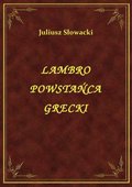 Lambro Powstańca Grecki - ebook