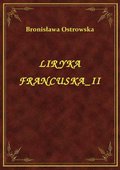 Liryka Francuska II - ebook