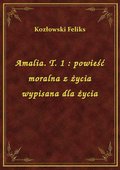 ebooki: Amalia. T. 1 : powieść moralna z życia wypisana dla życia - ebook