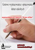Naukowe i akademickie: Wypracowania - Andrzej Sapkowski „Krew elfów” - ebook