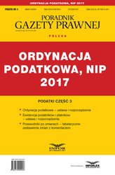 : Ordynacja podatkowa, NIP 2017 - ebook