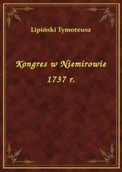 : Kongres w Niemirowie 1737 r. - ebook