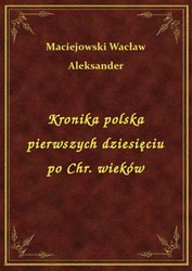 : Kronika polska pierwszych dziesięciu po Chr. wieków - ebook