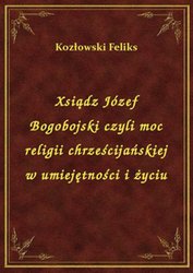 : Xsiądz Józef Bogobojski czyli moc religii chrześcijańskiej w umiejętności i życiu - ebook