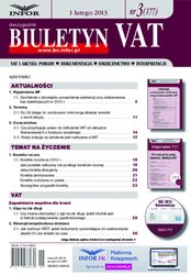 : Biuletyn VAT - e-wydanie – 3/2013