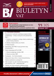 : Biuletyn VAT - e-wydanie – 11/2021