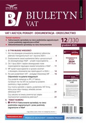 : Biuletyn VAT - e-wydanie – 12/2023